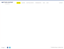 Tablet Screenshot of matthieudupont.com